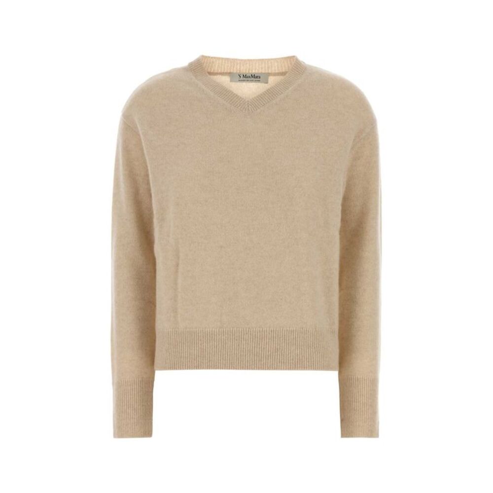 S Maxmara Women Sand Cashmere Fata Sweater